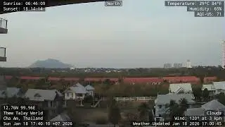 Cha Am Mountain Time Lapse Video 20260119