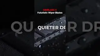 KIMBLADE X: Futuristic Wiper Blades #windshieldwipers