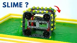 How will the Lego cars overcome the slime challenge? Let's see!