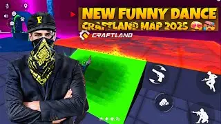 Free Fire Dance Map Code 🥵😍 | New Craftland Funny Dance 2025 | Viral Disco Nacho Emote 