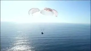 SPLASHDOWN! SpaceX Fram 2 Crew Dragon Return