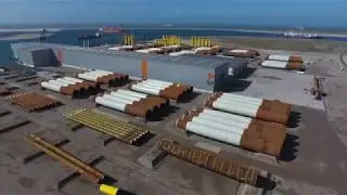 Sif Group | A look from the sky at our unique terminal at the Port of Rotterdam (Maasvlakte 2)