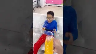 Empty water cup prank on brother 🤣 #shorts