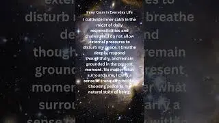 INNER CALM IN EVERYDAY LIFE PEACE Balance Patience Motivate  Manifest Gratitude #viral #shorts