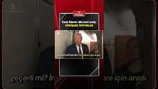 TRUMP: İRANLI LİDERLER BENİ ARADI, G&Ouml;R&Uuml;ŞMEK İSTİYORLAR #D&uuml;nyaG&uuml;ndemi #İran #ABD #SonDakika #G&uuml;ndem