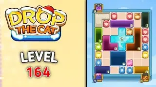 Drop the cat level 164 walkthrough solution gameplay