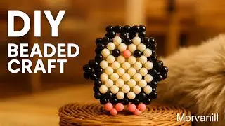 &ldquo;How to Make a Beaded Penguin Keychain | Easy DIY Bead Craft Tutorial&rdquo;/DIY Beaded Keychain Tutorial 