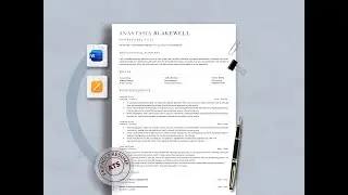 ATS-Friendly Resume Template | 2-Page Modern CV Design | Cover Letter Included