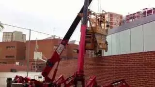 Mini gr&uacute;as en acci&oacute;n