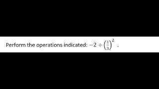 Multiplying and Dividing Rational Numbers 30