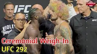Ceremonial Weigh-In Highlight | UFC 292