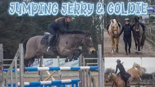 JUMPING MY PONIES JERRY AND GOLDIE!