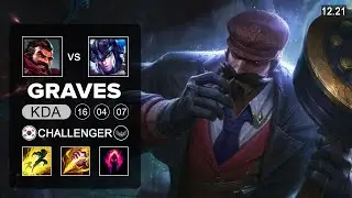Graves vs Sejuani Jungle - KR Challenger - Patch 12.21 Season 12