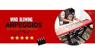 Mind blowing arpeggios used in playing. Piano/ Keyboard lessons @ebenkeys music