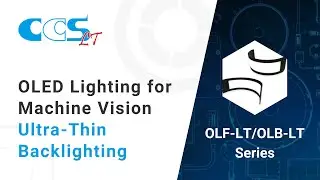 OLF-LT/OLB-LT Series OLED Lighting for Machine Vision: Ultra-Thin Backlighting