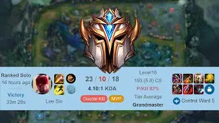 G2 CAPS plays LEE SIN (patch 11.16) CHALLENGER  EUW