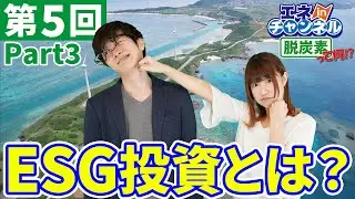 シギちゃんの脱炭素って何⁉ 第5回「脱炭素ロードマップの道」～③ESG投資とは何か～