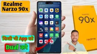 realme narzo 90x app clone, realme narzo 90x dual apps, realme narzo 90x app clone setting