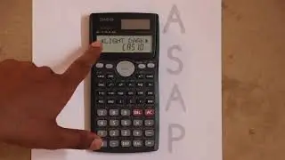 Adjusting the Display Contrast on Casio 991MS Calculator