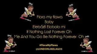 DAVIDO | FLORA MY FLAWA | LYRICS VIDEO