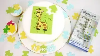 How To Use The PME Puzzle Geometric Multicutter Set To Make Sugar Jigsaw Pieces