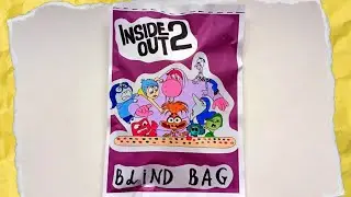 Paper DIY | INSIDE OUT 2 BLIND BAG #2 UNBOXING | ASMR | NO MUSIC #blindbag #asmr #insideout2