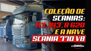 GARAGEM DOS SONHOS: VEJA DETALHES DO SCANIA 113, SCANIA 770 E OUTRAS NAVES DO ELISEU DA RODOJUNIOR