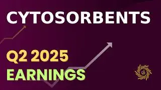 Cytosorbents CTSO: презентация финансовых результатов за 2 квартал 2025 г.