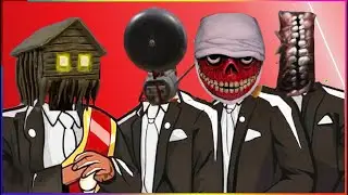 HOUSE HEAD & BELLRINGER & BRIDGE WORM & SMILE ROOM - Coffin Dance X Baby Shark COVER