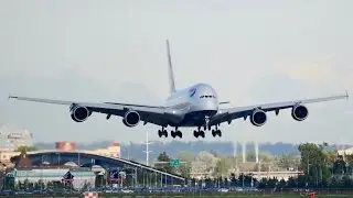British Airways Airbus A380-841 [G-XLEJ] Landing in Vancouver (YVR)