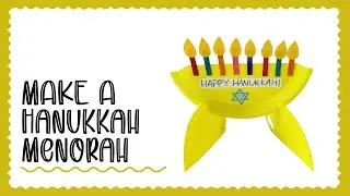 Hanukkah Menorah | Easy Crafts For Kids | Holiday | Learn & Grow | Schoolhouse Sprouts