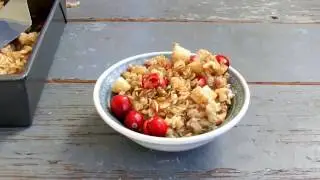 Cranberry Apple Baked Oatmeal