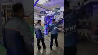 Nuestro Comandante Rub&eacute;n Santiago junto a Luis Granko del INTT haciendo recorrido por el Helicoide💪🏻