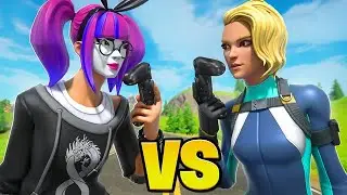 SOAR ZAXY AND QTCLAPS 1V1 IN FORTNITE USING CONTROLLERS....