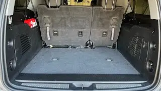 Chevy Suburban rear cargo organizer delete