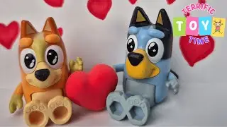 Valentine's Day! 💝 Bluey and Bingo make special cards - Family Love | Bluey Toys