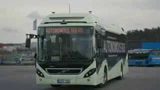 Volvo Autonomous Bus in The Depot, a live Demonstration | Luxury Vehicle