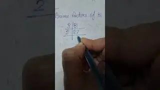prime factor of 81