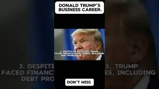 Donald Trump's Business Career! | Success story of Trump | Informational Video.