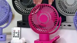Limitless Breezie 8000mAh Power Bank 3-Mode Fan with LED Light on QVC