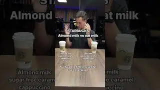 ☕️ Starbucks oat milk vs almond milk calories | lose fat without changing your coffee order