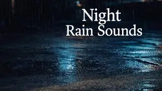 Relaxing Rain Sounds at Night | Rain on Terrace Floor | 30 Minutes for Sleep & Relaxation