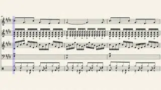 Joey Yang - European Power Metal Style Song Full Band Score Op.12 (Vocal with)