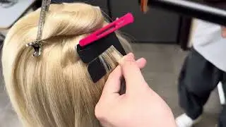 v light hair extension new trend😍👍👍👍