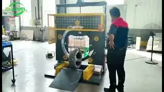 Vertical Ring Wrapping Machine - Efficient Tire & Coil Packing