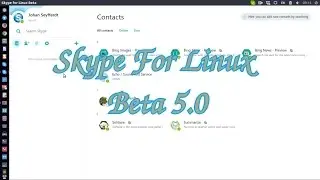 Skype For Linux Beta 5.0 Run Through