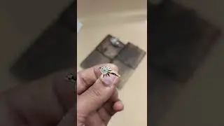 Vintage Diamond ring ☀️ 🌙 sund and moon design ring