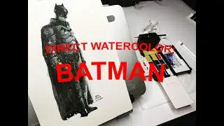 Batman Watercolor 001