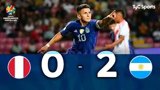 Argentina 2-0 Per&uacute; | Preolimpico Sudamericano Sub-23 Venezuela 2024