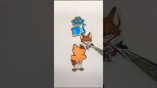 Головоломка с Гари Де'Снейком из &laquo;Зверополиса&raquo; #zootopia #disney #trending #artscraft #drawing #s...